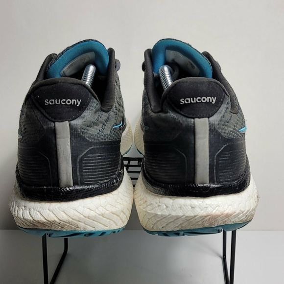 Saucony Triumph 19 Athletic Running Shoes Gray Blue Men’s Size 11 - Picture 6 of 8